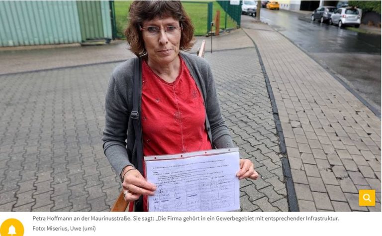 Bürgermonitor – Anwohner sind gegen Firmenerweiterung