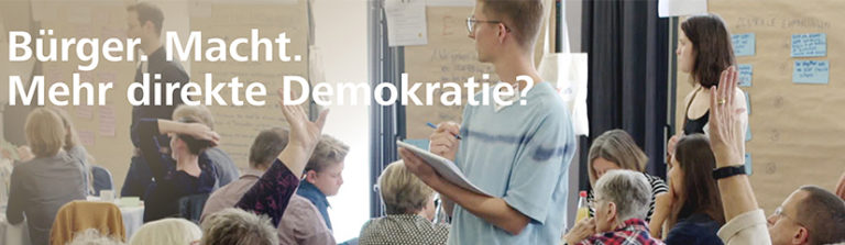 Bürger.Macht. Mehr direkte Demokratie?