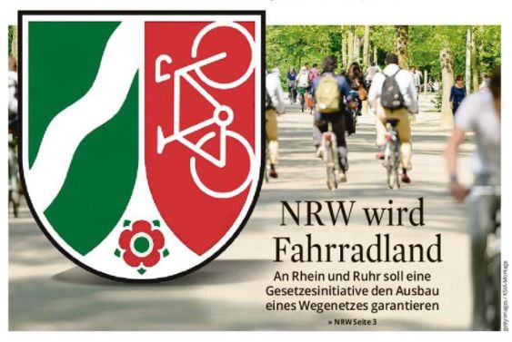 NRW wird Fahrradland