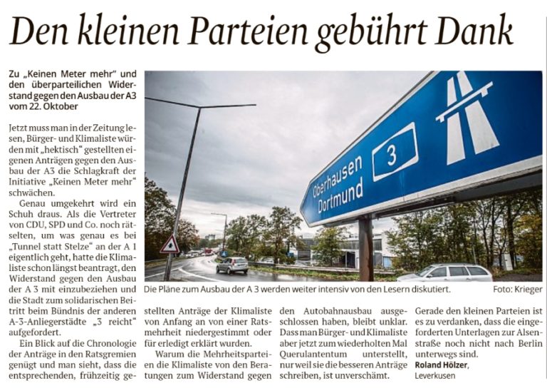 2021-10-28_KSTA_LB_Den kleinen Parteien gebührt Dank