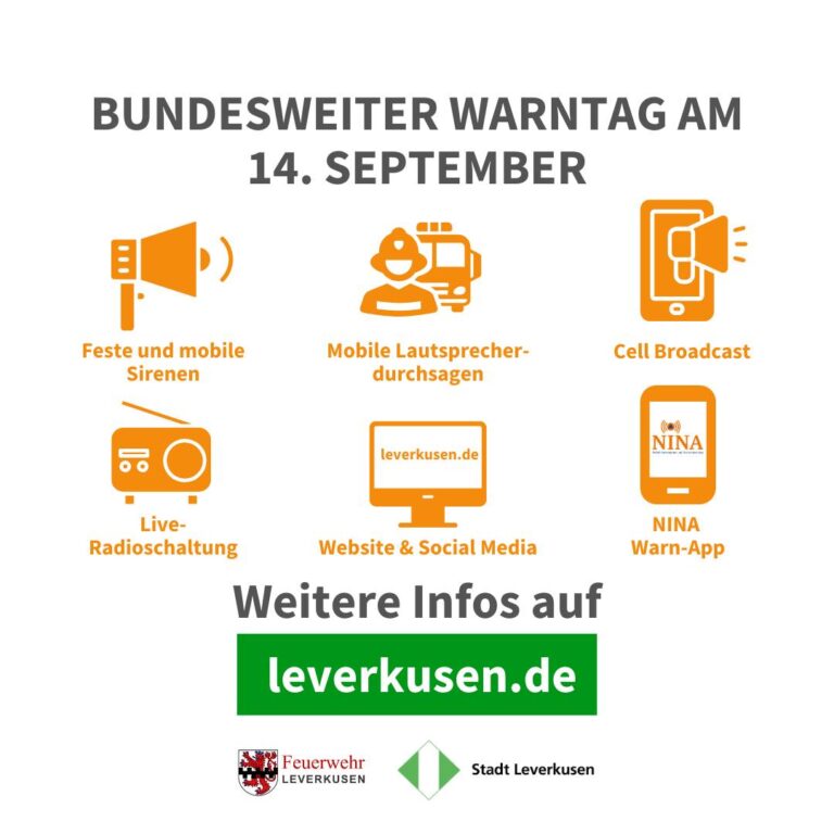 PM – Pressemitteilung bundesweiter Warntag am 14.09.2023