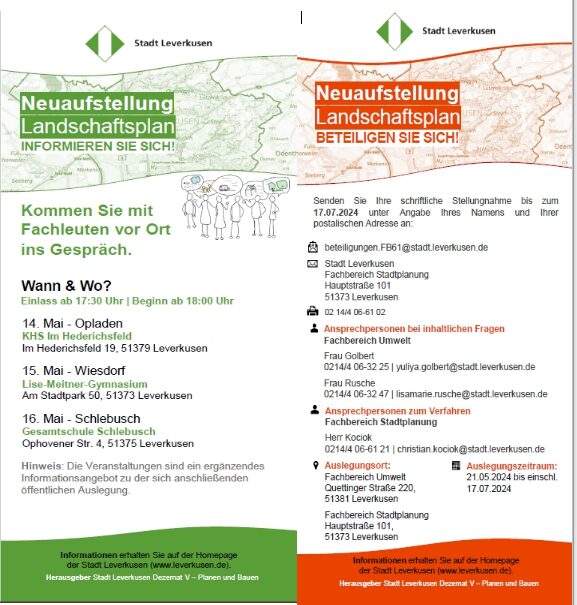 Neuaufstellung Landschaftsplan_Termin_Info – Bürgerbeteiligung