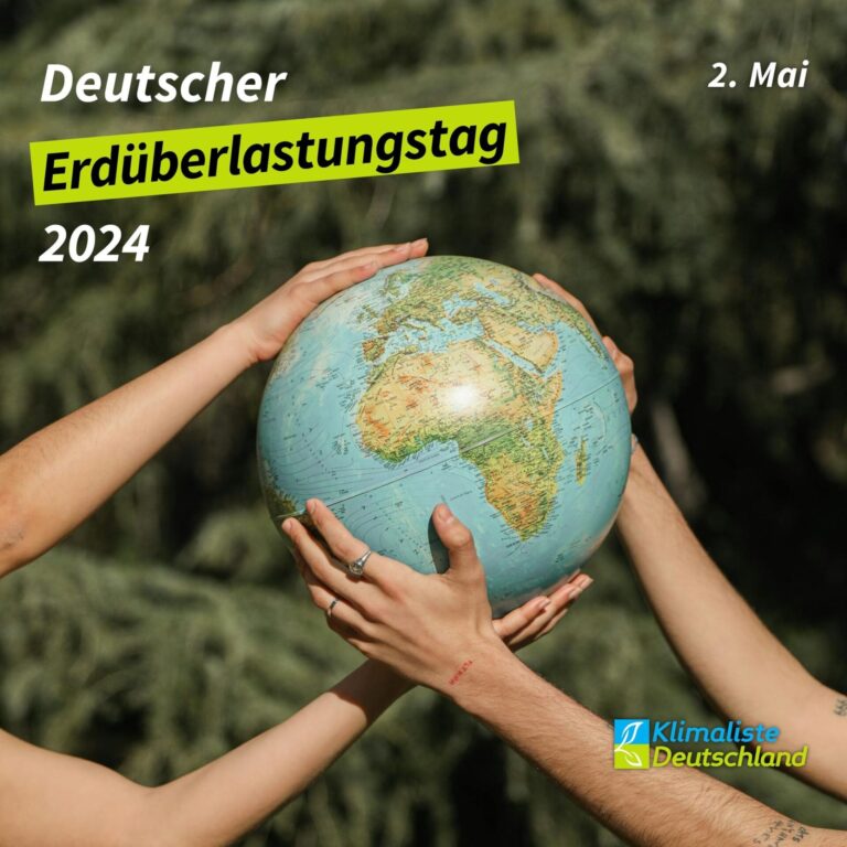  Deutscher Erdüberlastungstag 2024: 2. Mai 