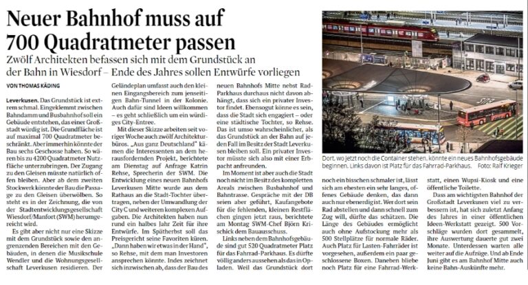 2024-06-12_KSTA_Neuer Bahnhof muss auf 700m² passen