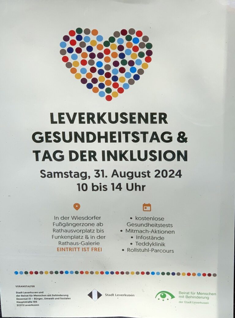2024-08-31—10-14.h-_-Gesundheitstag-in-Leverkusen & Tag-der-Inklusion