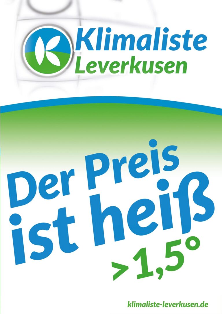 KLL-Plakat – Der Preis ist heiß gr 1,5 Grad