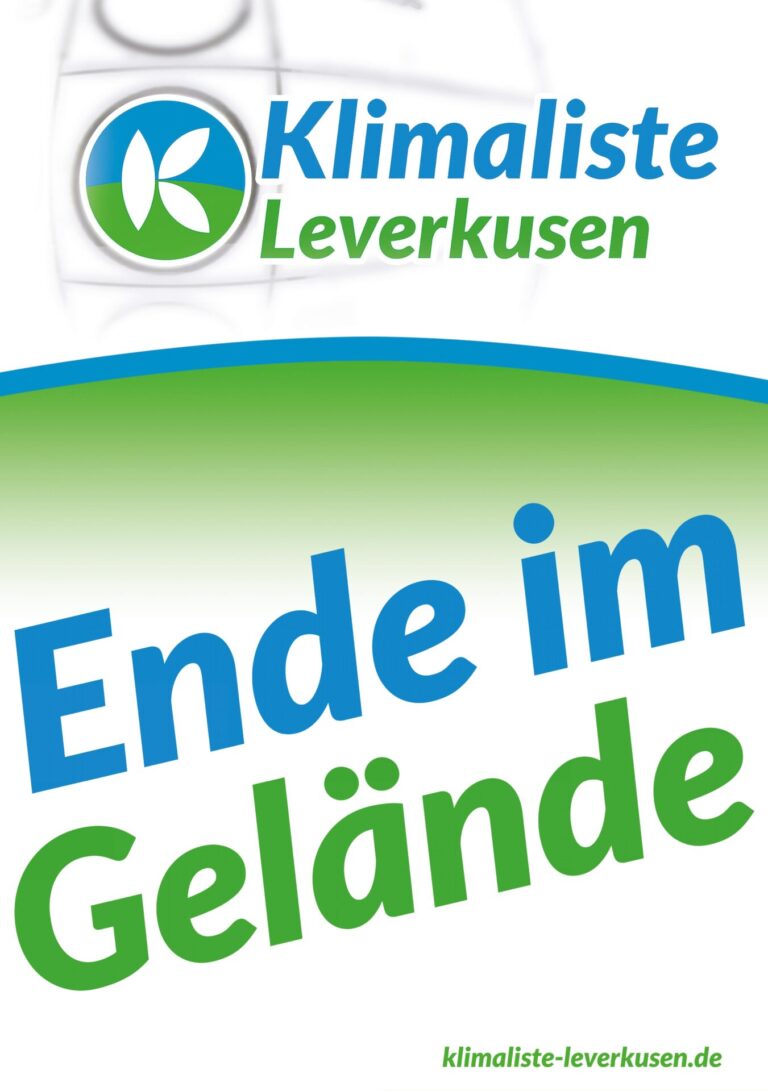 KLL-Plakat – Ende im Gelände