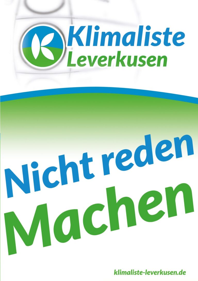 KLL-Plakat – Nicht Reden – Machen