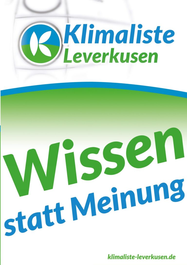 KLL-Plakat – Wissen statt Meinung